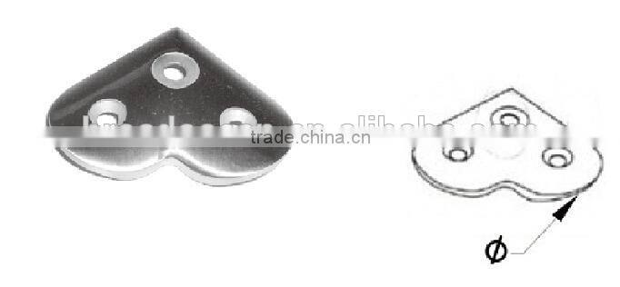HB-66 beautiful heart-shaped design handrail bracket