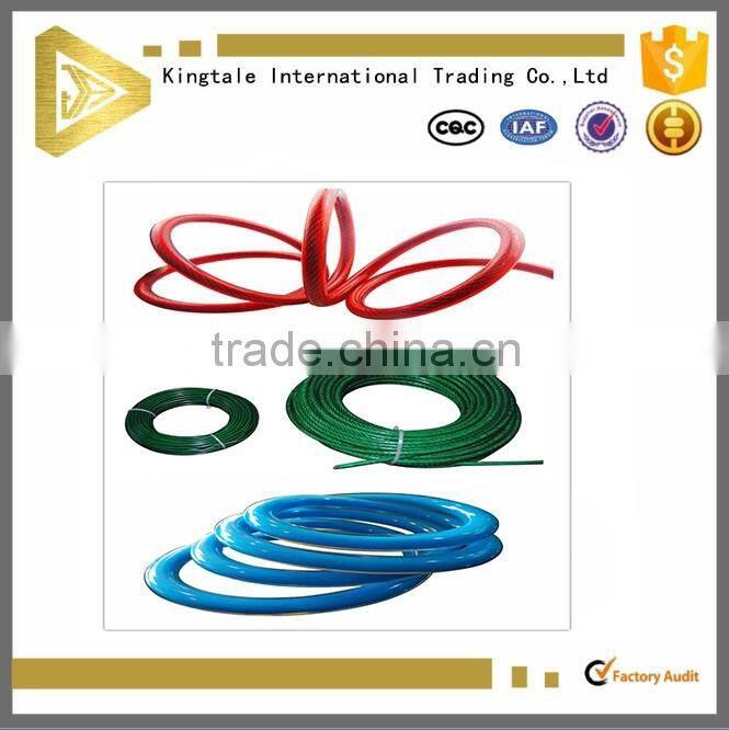 Winch Rope And PVC Zinc Coated Galvanized Steel Wire Rope Strand