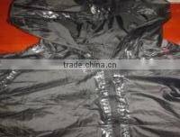 2015 stocklot 100% nylon rain jacket fashion colorful rain jacket