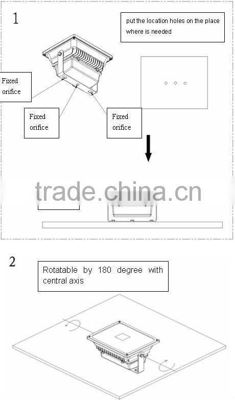super long lifespan outdoor ip65 marine led floodlight 50w