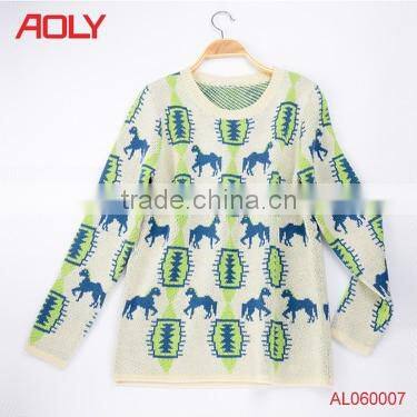 knitted sweater woolen sweater new designs for ladies knitted sweater