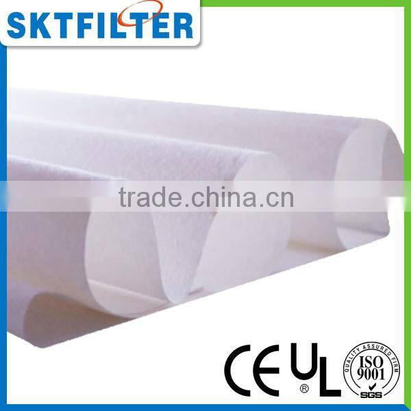 pure white hepa air synthetic fiber air filter media