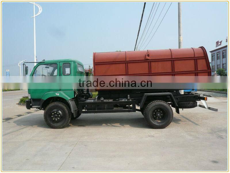 Dongfeng side loader tuck ,side loader garbage truck