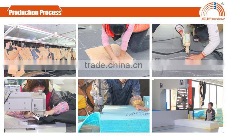 S-16 leather reception high qulity office stainless frame sofa