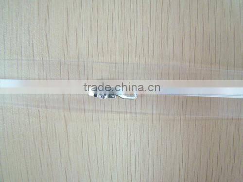 zipper factory wholesale clear pvc zipper for bag