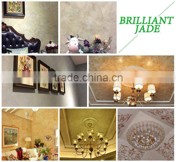 Non-toxic colourful durable interior wall material paint shinning colors