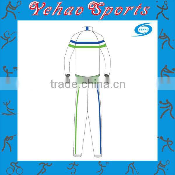good looking track suits with sublimation sportswear from guangzhou