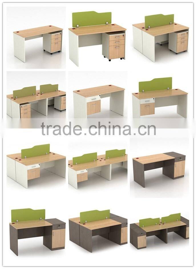 Office workstation with decorative partition wall modular wall panel system unique office cubicles