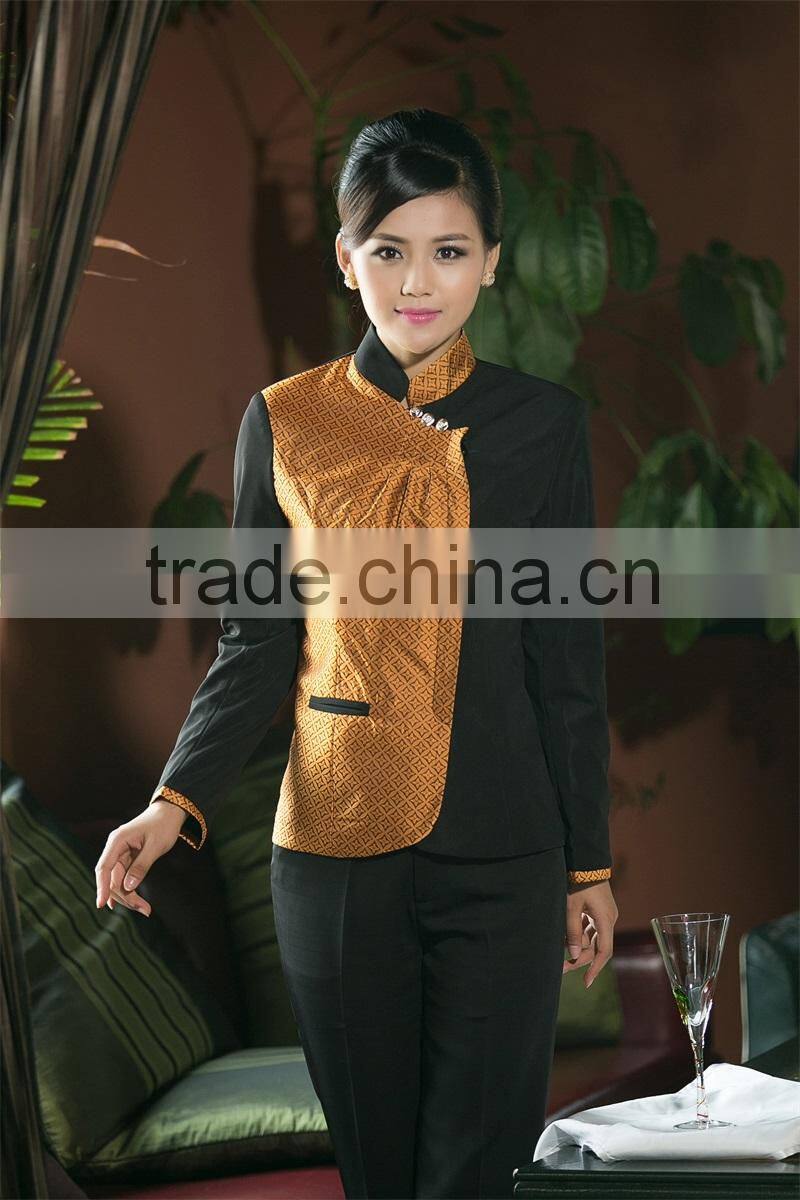 2015 Fshion Classic Restaurant Waitress Uniform