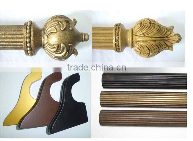 Drapery Hardware Supplies, Hammered Drapery Rings With Clips For 1-1/2", 1-3/4" and 2" Wooden Curtain Rods