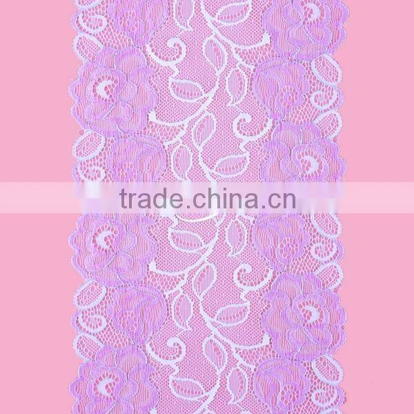 2015 Hot Selling Fashion Elastic Lace Trim for Underwear/Decorative