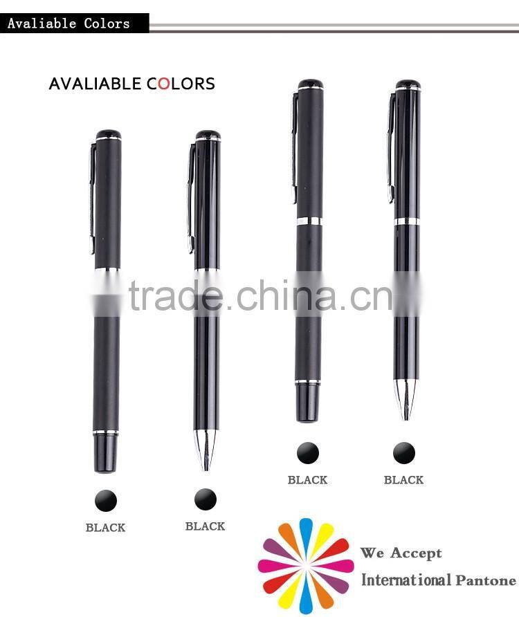2016 Free sample metal pen for promotion metal pen clips for free logo high quality metal twist ball pen