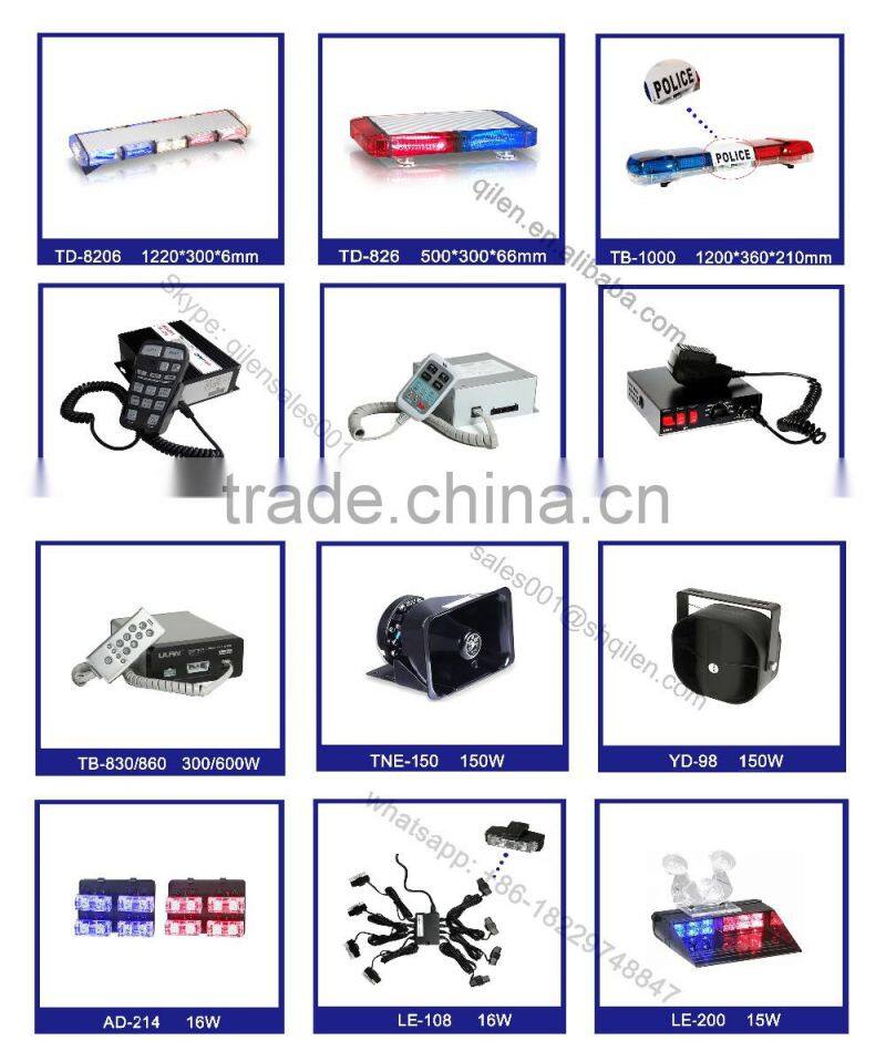 magnetic emergency lightbar strobe light kits on the car TD-336