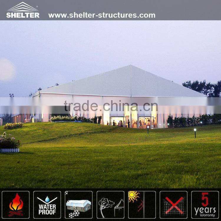 Wedding Tent Size Customized Width from 3m Ato 50m, Length Unlimited