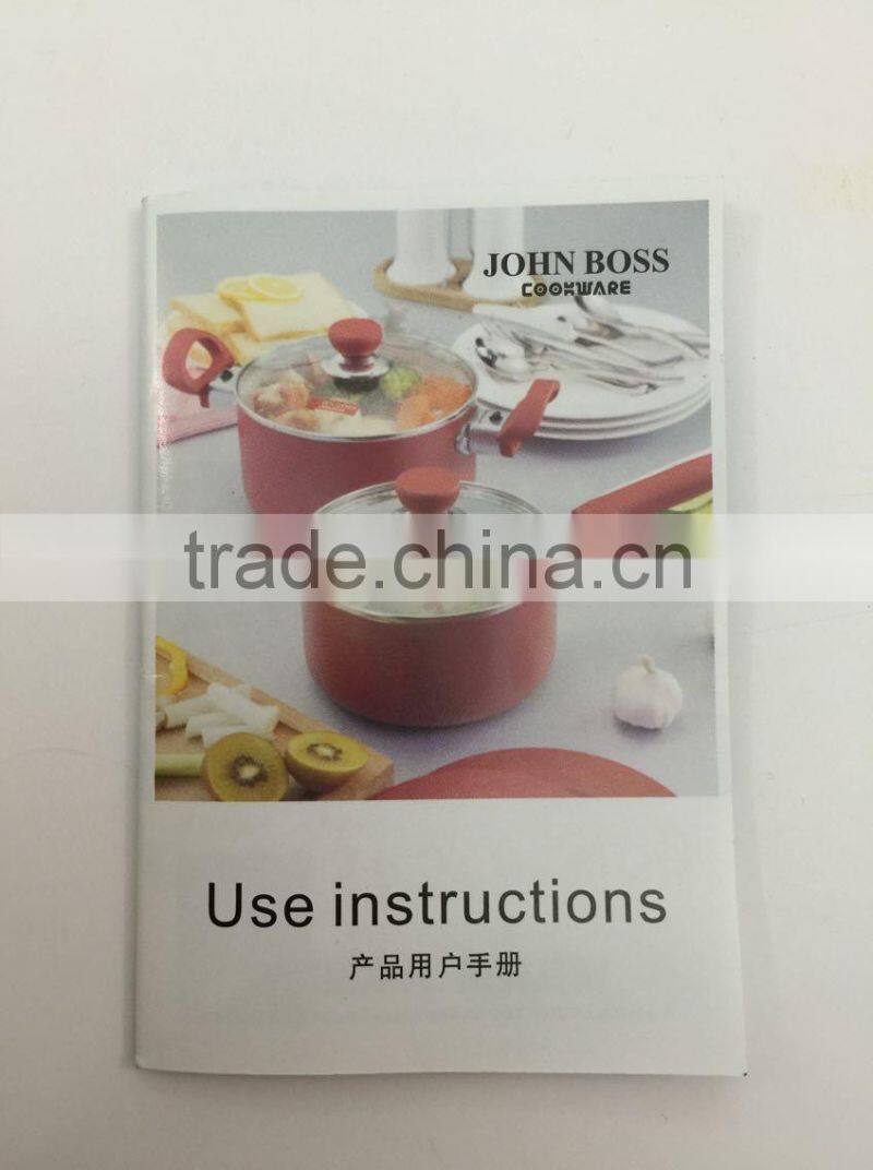 Printed paper using instruction paper