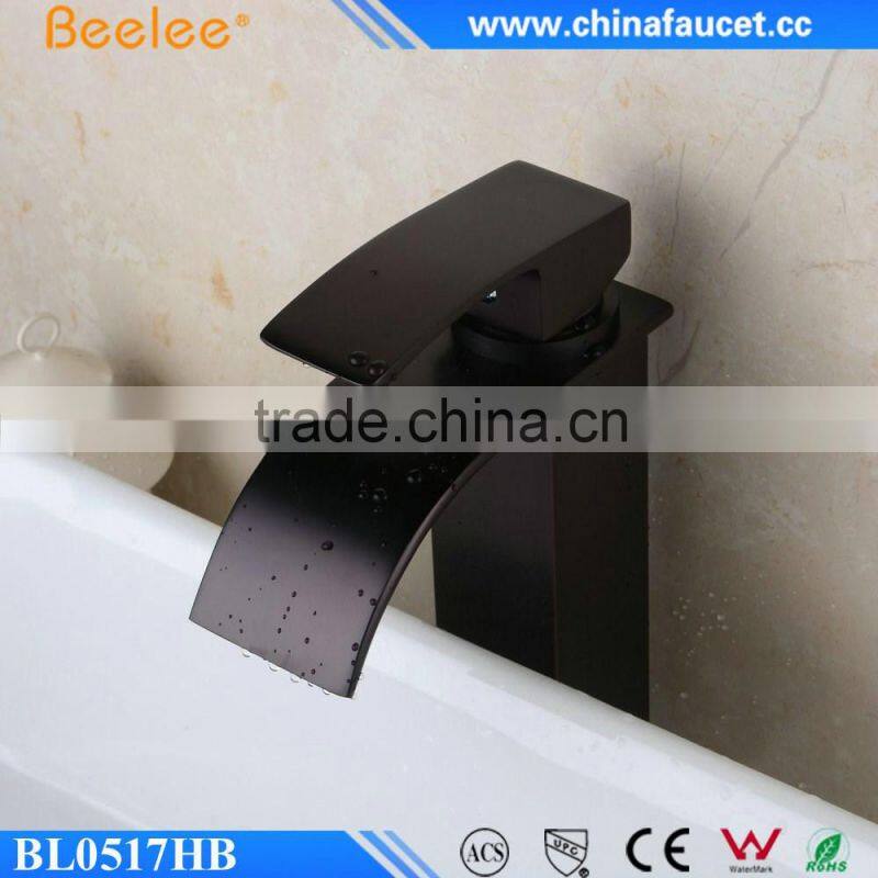 Beelee New Black Orb Bathroom Brass Single Handle Faucet sink tap