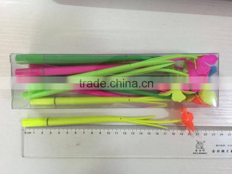 Creative Product Hot Sale Cheap Flower Shape Gel Pen