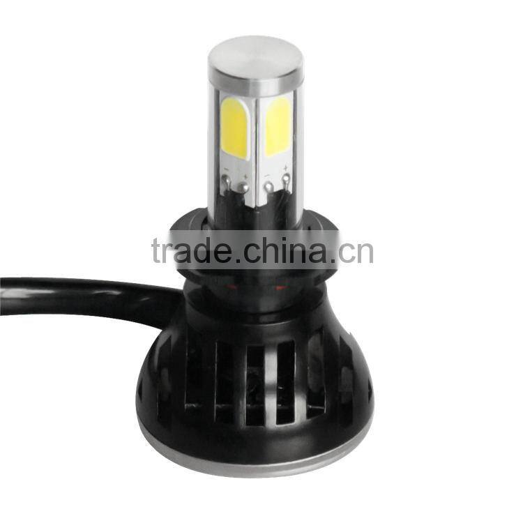 High quality 80w 8000lm H7 6000k LED headlight 12v car upgrade conversion bulbs kit white