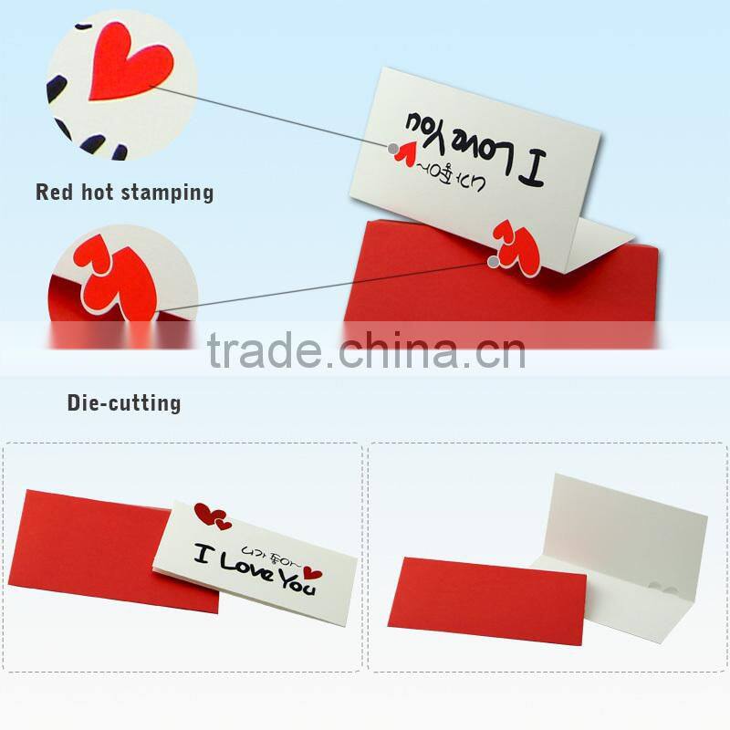 Custom Made Paper Greeting Card Printing