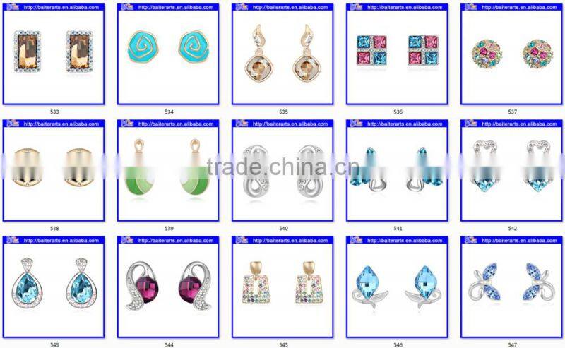 China Jewelry 925 Sterling Silver Freshwater Rice Shape Wedding Earrings Pearl