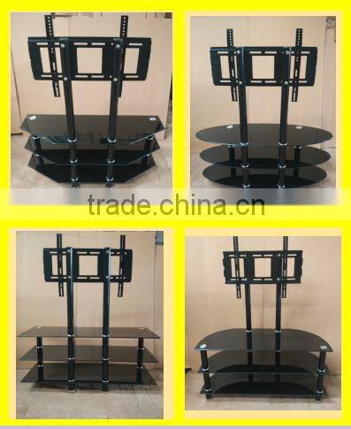 China supply Fashion design Glass tv stand with low price