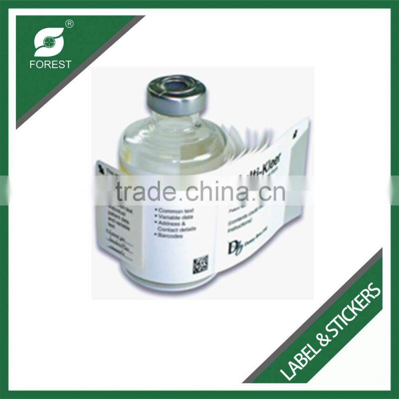 ART PAPER MATERIAL STICKER ROLLS WITH PRINTING CUSTOM LABELS USED FOR BOTTLES