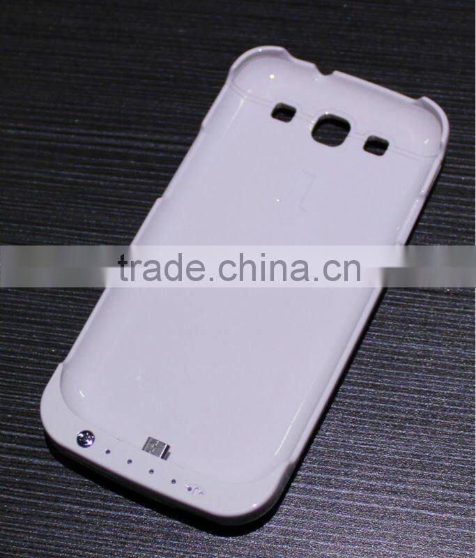For samsung galaxy s3 i9300 special white back clip power supply portable external backup battery 2200mAh