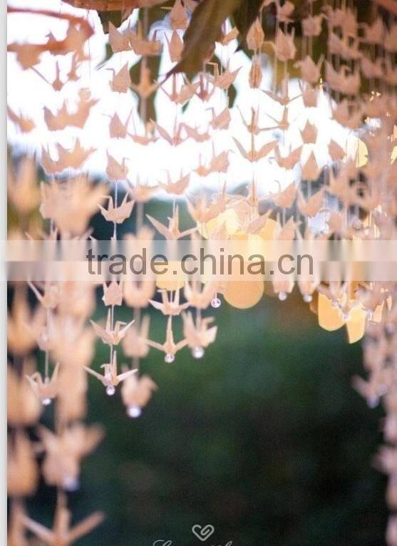 High Quality Christmas Decorative Wedding Origami Cranes For Valentine Celebration