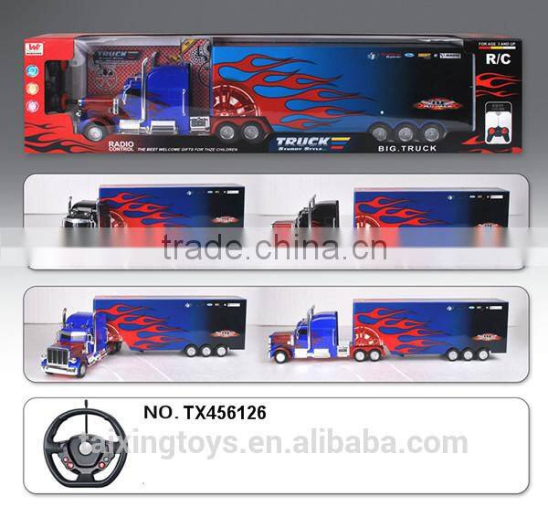 4CH Radio Control Container/Tractor Truck Kids Battery Charger Toys