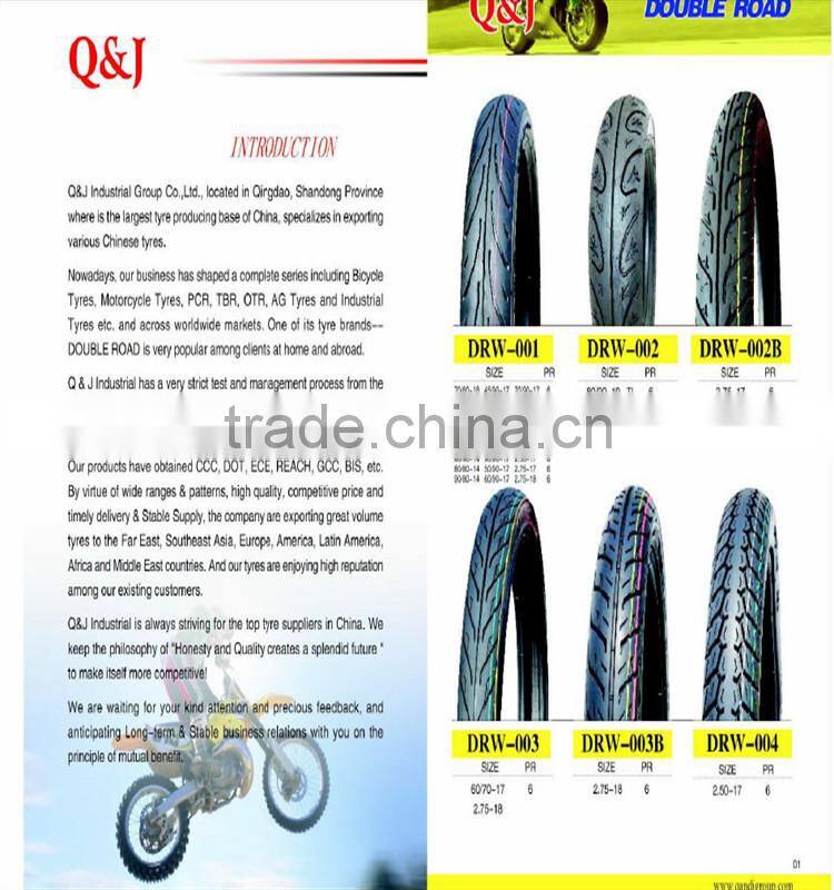 Factory supply high quality motorcycle tyre 80 / 90 - 14 with cheap price