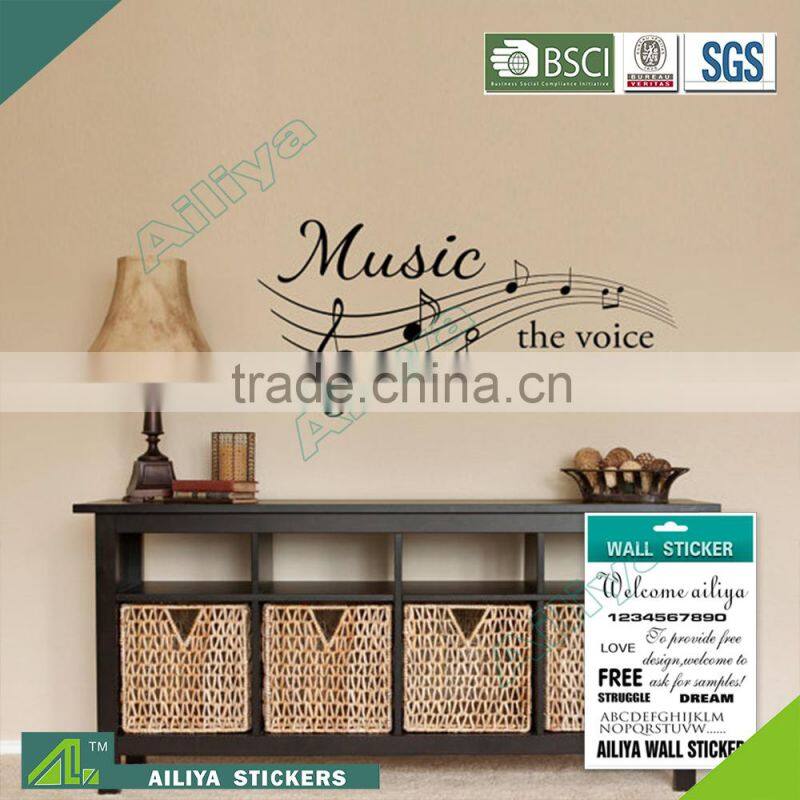 Non-toxic high quality OEM factory eco-friendly bedroom customized removable vinyl wall stickers for kids