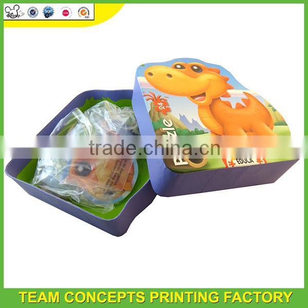 Piece cardboard dinosaur jigsaw puzzle