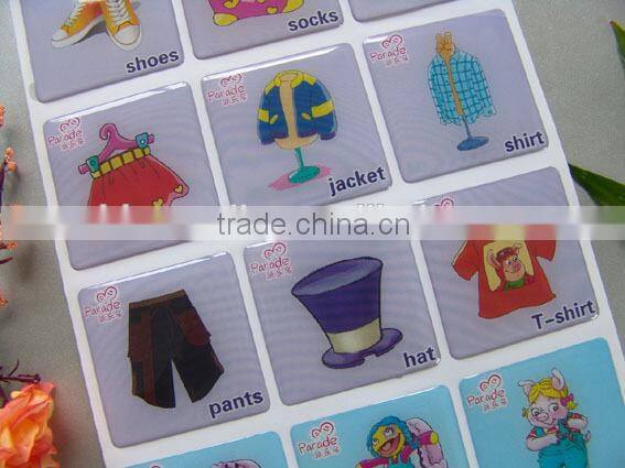 Fashionable Custom Phone Dot Epoxy Sticker