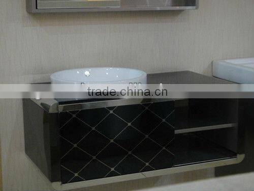 China products 304 stainless steel cabinet bathroom vanity GD2002