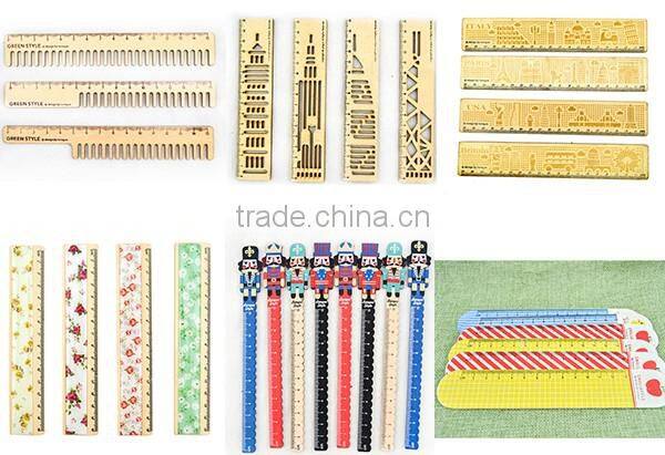 Promotional oem stainless steel scale ruler for office supplies