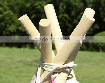 simple design canvas camping tents solid wood poles Teepee