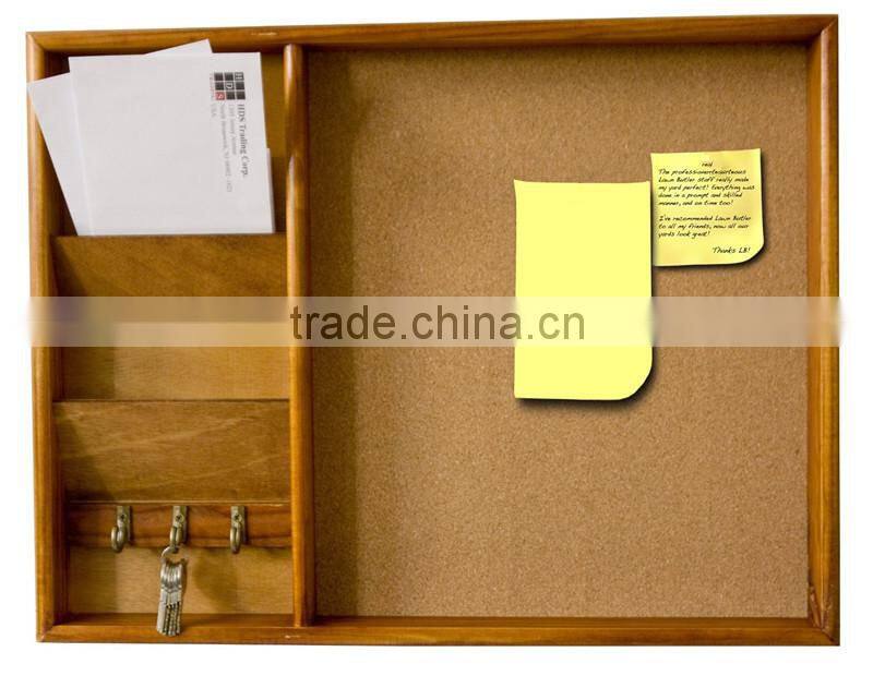 2015 new arrival multifunction letter holder letter rack and hooks for key holder Message Center by Home Basics on the wall