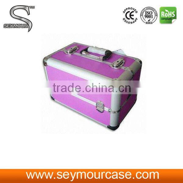 Aluminum Cosmetic Train Case