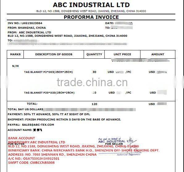 2016 ABC TEX Products Sea Horse Design Minky and Cotton Baby Tag Blanket