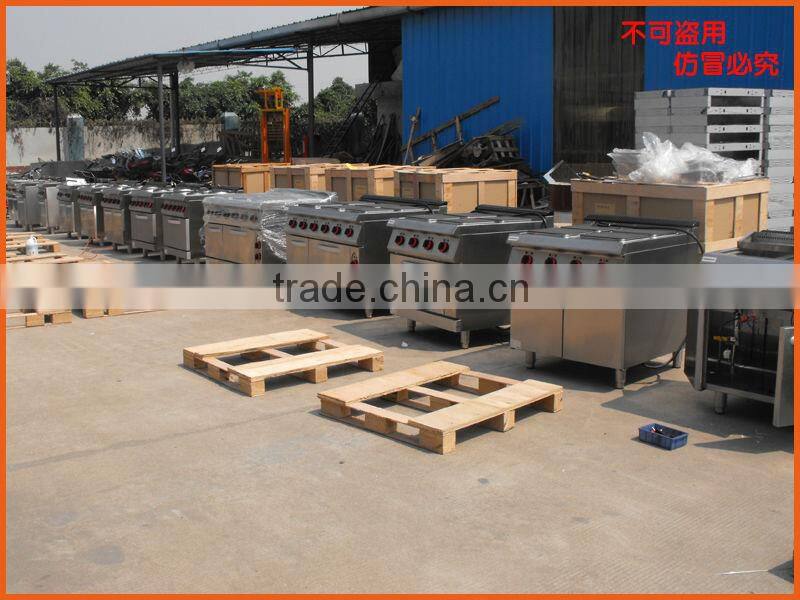 Electric 4-plate cooker with cabinet