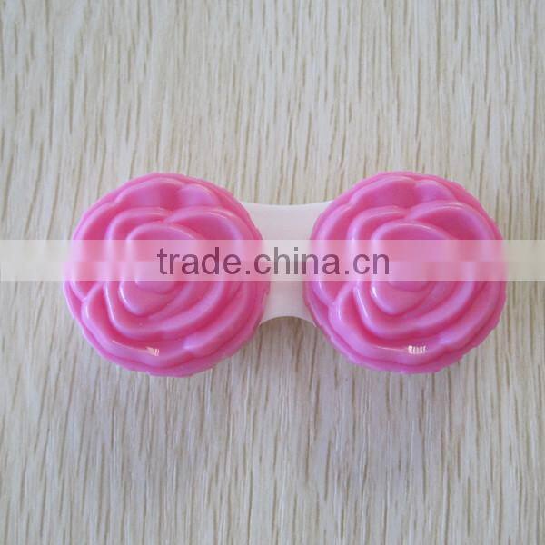 Flower style contact lens container,contact lens case/box