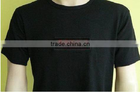 2015 new style hot party flashing light up bright T shirt with high quality