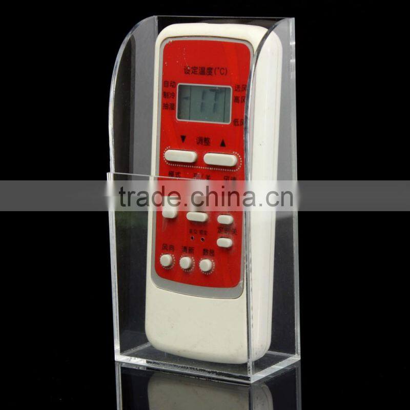 elegant single clear desktop acrylic remote control holder shenzhen factory