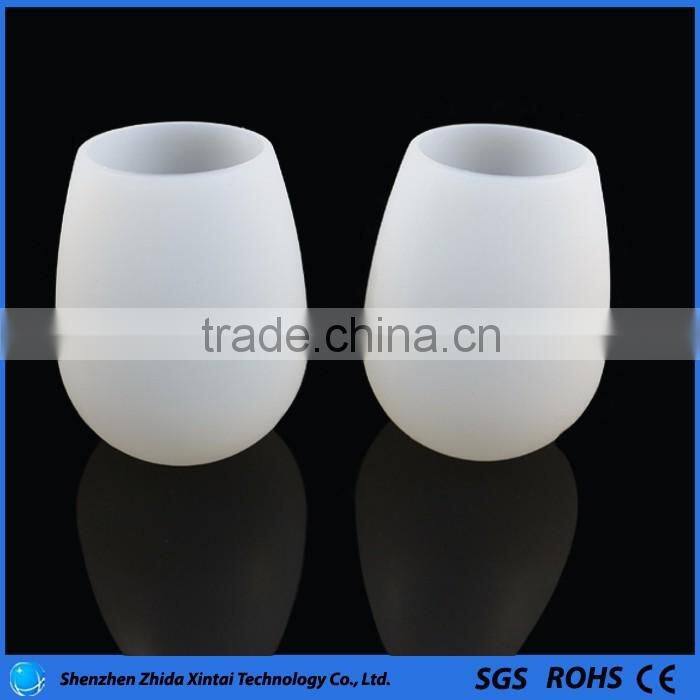 Portable Unbreakable Stemless Reusable Silicone Wine Glasses/Cups
