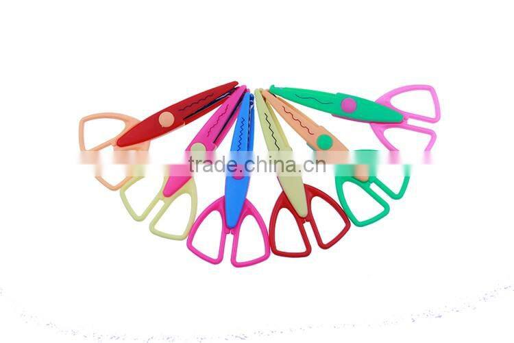 Hot sale 2016 Photo Album Handmade Kids Scissor for Wave Stamps Decorative scissor
