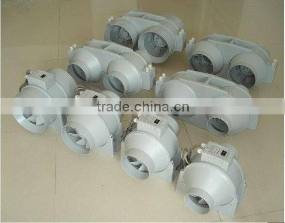 Plastic Inline Fan with Two Speeed 100/125/150/200MM