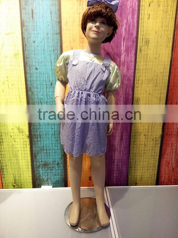 carnival cosplay children girl dress of 9 years old dorothy fancy party dress