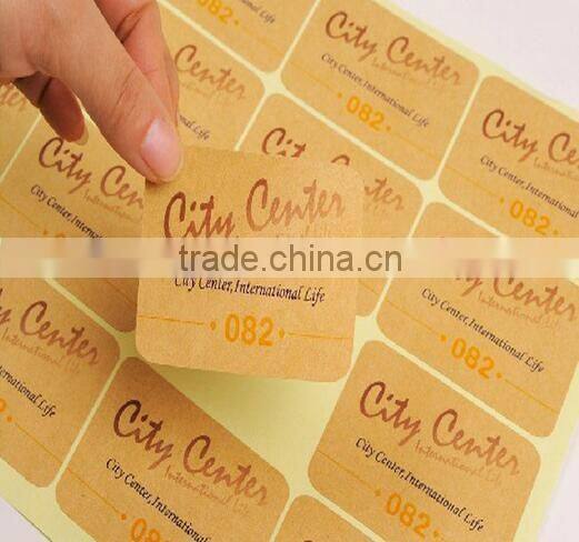 Product self adhesive label custom quality good price low environmental protection can move