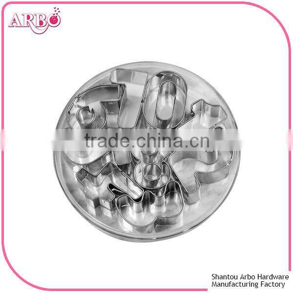 Food grade different shape Stainless Steel cookie mold