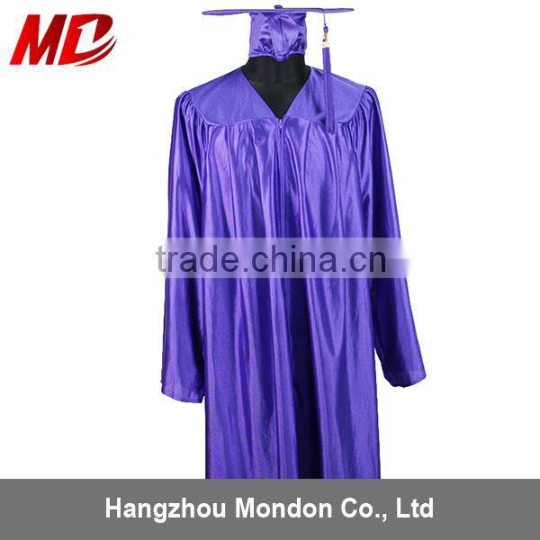 Wholesale High Quality Purple Graduation Cap And Gown